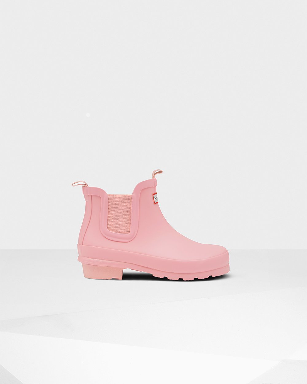 Bottes Chelsea Hunter Original Grands Enfant Rose ADWQEKL-75